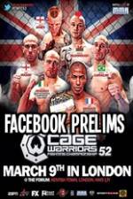 Watch Cage Warriors 52 Facebook Preliminary Fights M4uhd