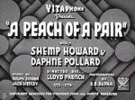 Watch A Peach of a Pair (Short 1934) M4uhd