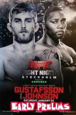Watch UFC on Fox 14 Gustafsson vs Johnson Early Prelims M4uhd