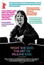 Watch What She Said: The Art of Pauline Kael M4uhd