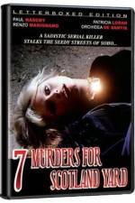 Watch Seven Murders for Scotland Yard M4uhd