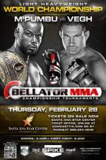 Watch Bellator 91 Christian MPumbu vs. Attila Vegh M4uhd