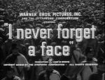 Watch I Never Forget a Face (Short 1956) M4uhd